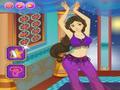 Belly Dancer Girl Perfect berdandan untuk bermain dalam talian