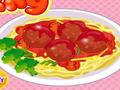 Memasak Spaghetti bakso untuk bermain dalam talian