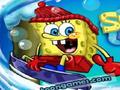 Sponge Bob snowboarding untuk bermain dalam talian