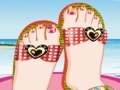 Pedicure Summer untuk bermain dalam talian